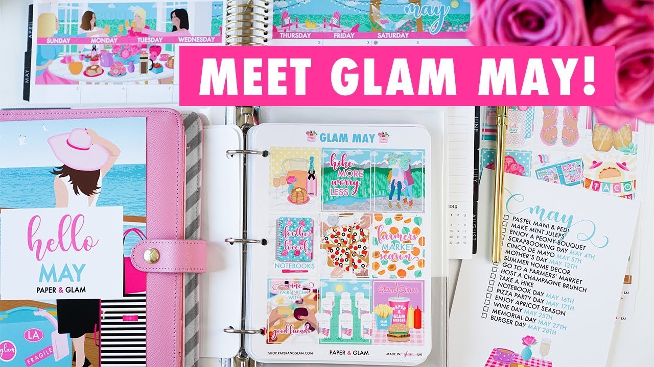 Glam June Planner Kit – Paper & Glam