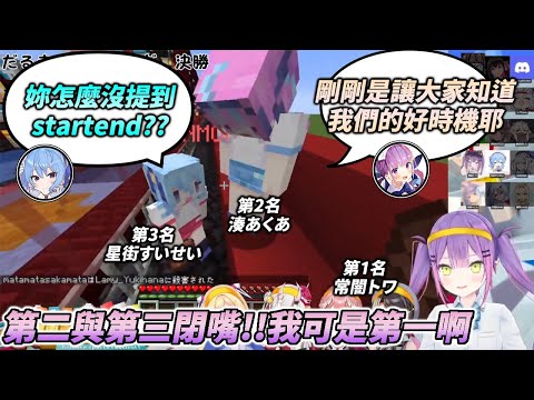 永遠大人贏了第一卻背棄了startend，前三名成員在場外打成一團【常闇トワ / 星街すいせい / 湊あくあ / さくらみこ / 白上フブキ / 兎田ぺこら】