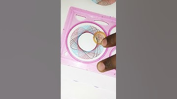 spirograph design pattern #art #stepbystep #drawing #artsandcrafts #calligraphy #spirograph #shorts