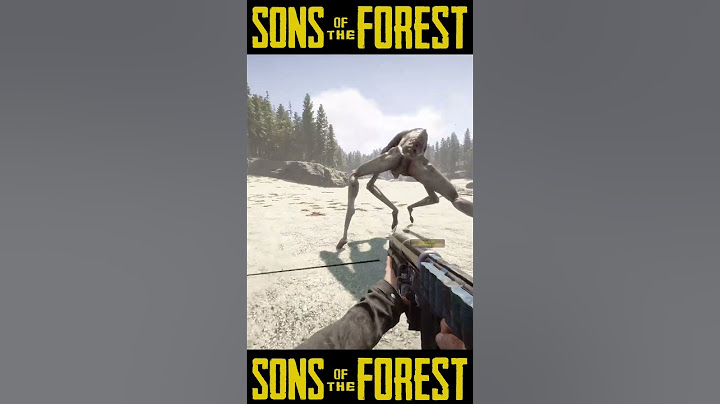 Sons of the Forest Weapons Test - Zip Gun #shorts