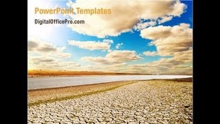 Natural Disaster PowerPoint Template Backgrounds - DigitalOfficePro #08590