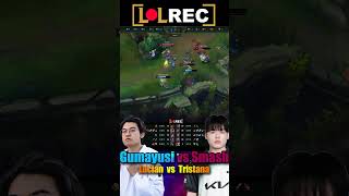 HLE Gumayusi vs DK Smash - LUCIAN vs TRISTANA ADC #shorts #highlights #1v1lol #lck