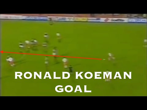 Ronald Koeman long range free kick