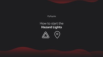 MyToyota App - Hazard lights and Remote Lock/ Unlock Feature