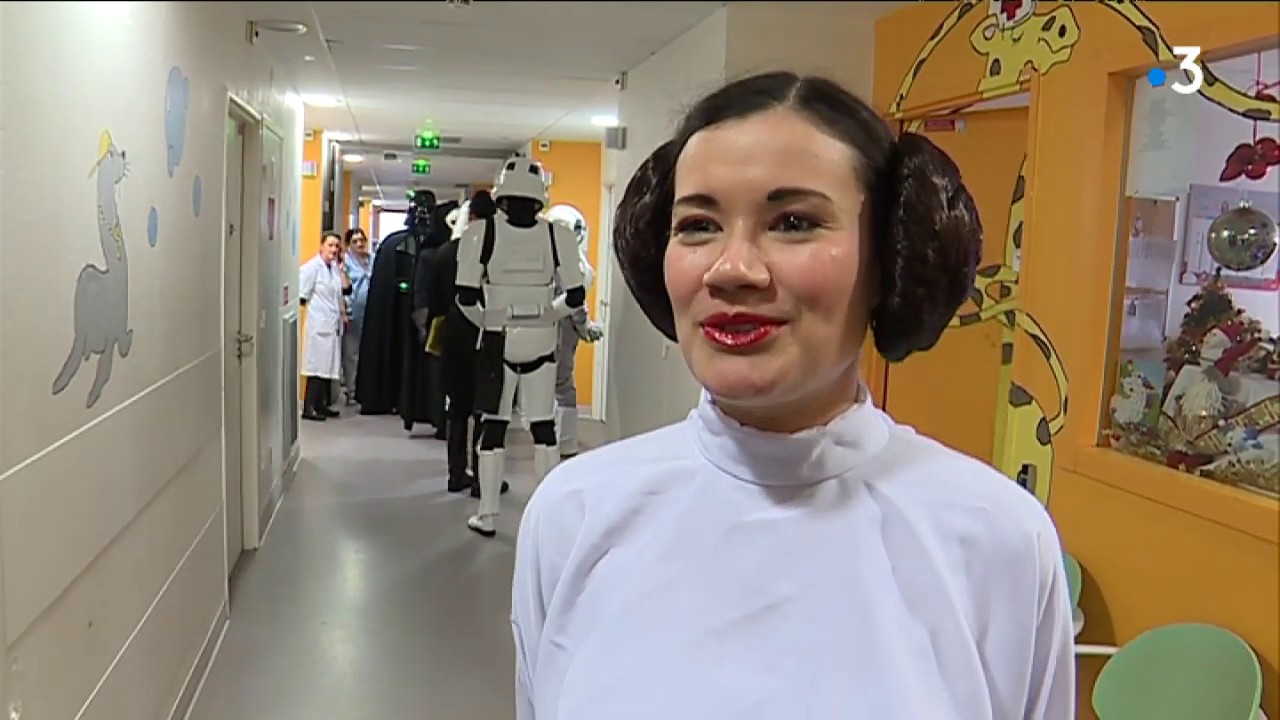 Valenciennes : Vador, Leia, Kylo Ren... quand le casting de Star Wars visite les enfants à l'hôpital