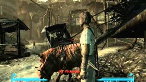 Fallout 3 Rock-It Launcher and Grenade Destruction