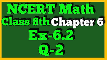 Q 2-Ex 6.2-Square and Square Roots-NCERT Maths Class 8th-Chapter6
