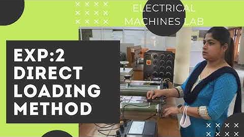 Exp:2 To find voltage regulation of 3-phase alternator by Direct Loading Method