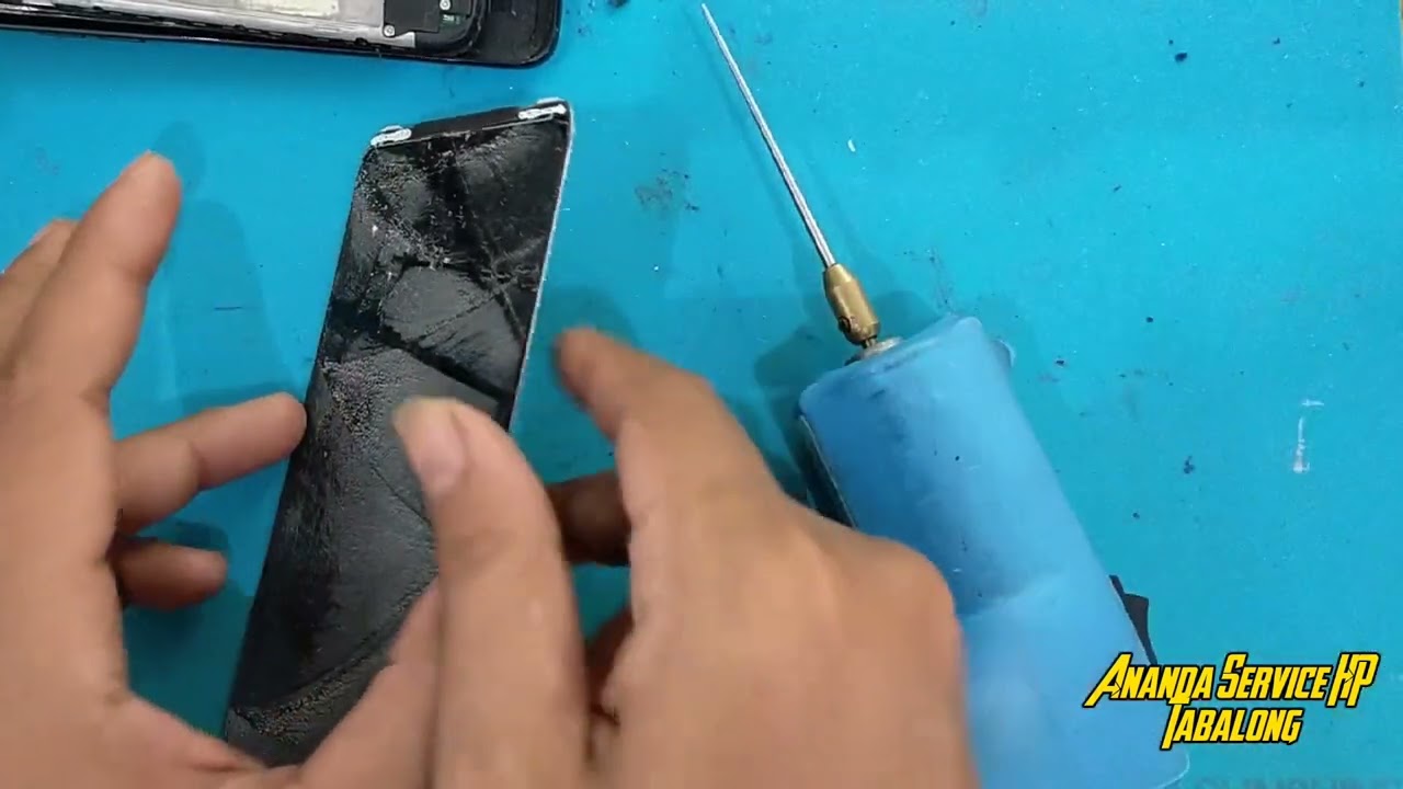 Ganti kaca LCD/Repair Glass LCD Samsung 