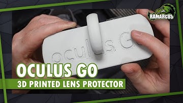 Oculus Go // 3D Printed Lens Protector/Controller Holder