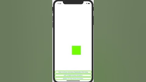 swift uiview animation bottom to top