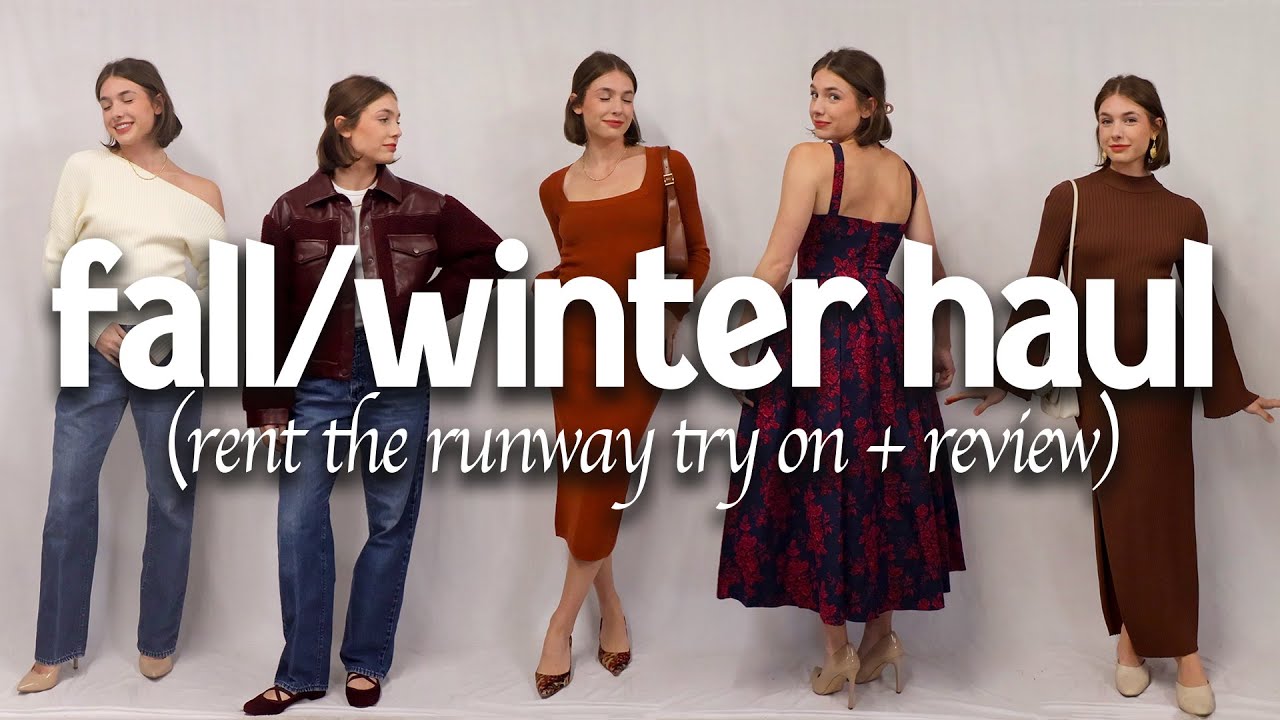 rent the runway try on haul + review (sustainable fashion on a budget