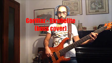 Gorillaz feat  Peven Everett -  Strobelite (bass cover)