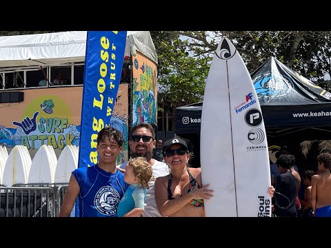 Hang Loose Surf Attack 2022 Praia de Camburi Melhores Momentos Murillo Coura TRICAMPEÃO Paulista