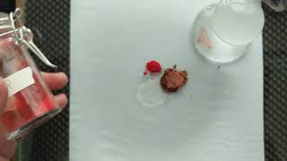 Handmade watercolor - tinting a foraged earth pigments with a synthetic pigments.