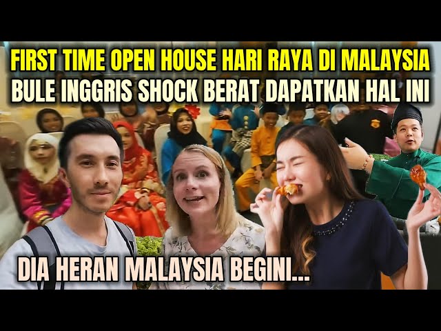 FIRST TIME OPEN HOUSE IN MALAYSIA‼️BULE INGGRIS SHOCK BERAT, PANIK....!!!! class=
