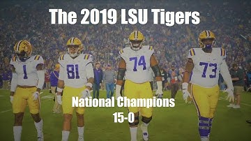 The 2019 LSU Tigers