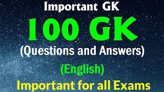 100 General Knowledge Questions Answer in English | India Exams GK | | GK Questions | Part 3