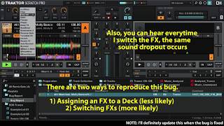 A Bug in Traktor - Sound dropout when using FX