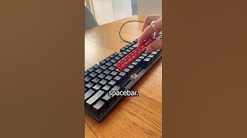 Replacing My Keyboard Keys, Space Bar