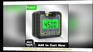 Huepar Digital Inclinometer Level Box Gauge Angle Meter Finder Electronic Protractor Backlight LCD B