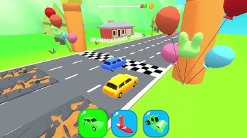 Shape shifting 🚗🚲🚁 iOS, Android Gameplay Walkthrough All Levels Max Speed Run 79 Shape shifting 4