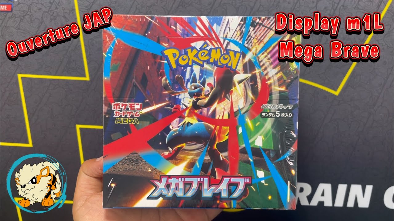 JCC Pokémon - ouverture JAP - display m1L Méga Brave 