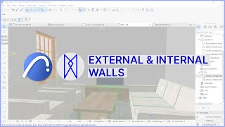 ArchiCAD 24 - External and Internal Walls
