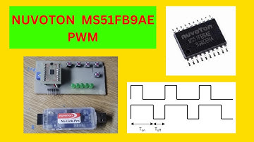 NUVOTON MS51FB9AE PWM/HOW TO USE OR SET PWM IN NUVOTON MS51FB9AE
