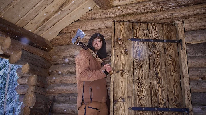 Medieval Log Cabin Door | Crafted from the Swedish...