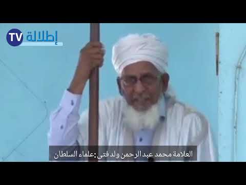 العلامة محمد عبد الرحمن ولد فتى علماء السلطان 