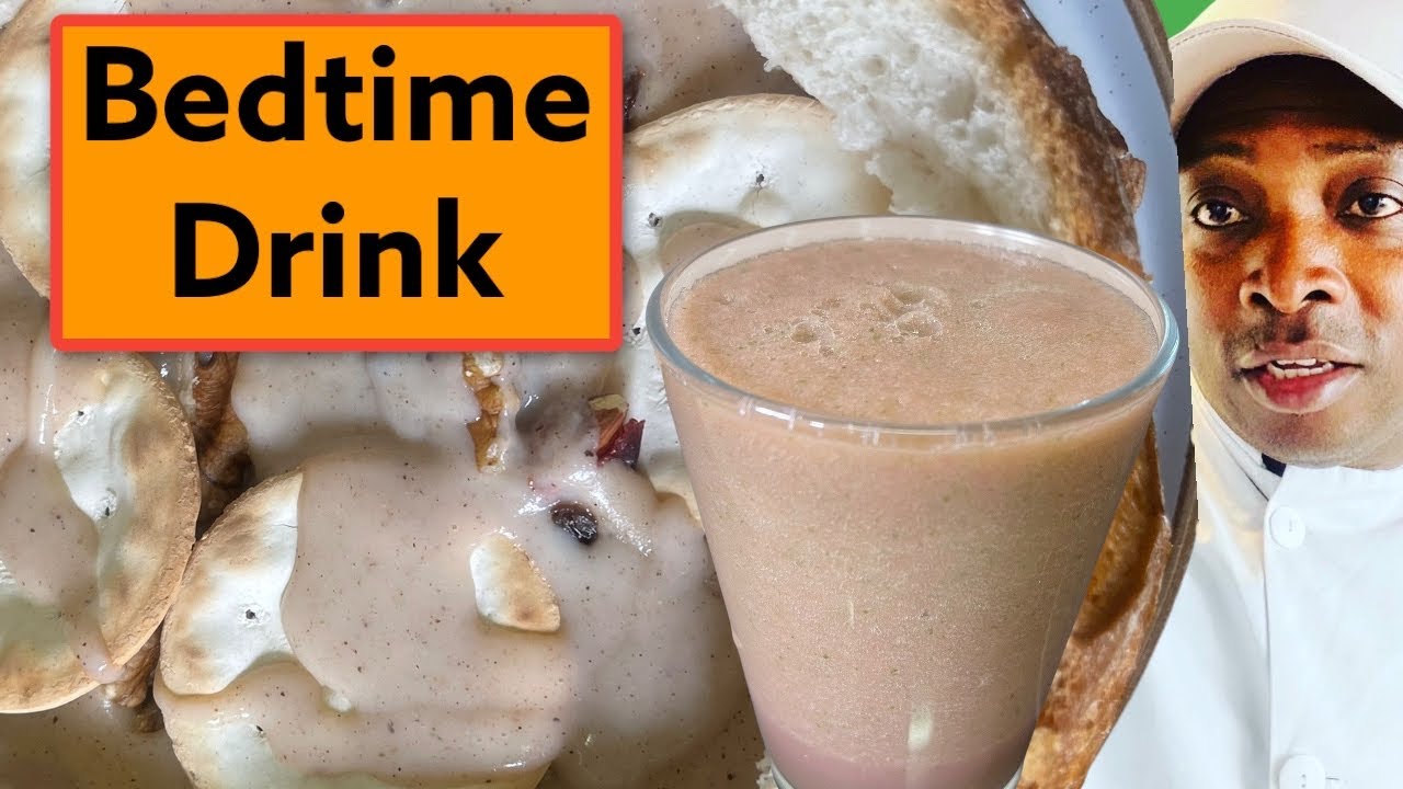 Bedtimes drink with 4 ingredients health benefits! ( ChefRicardoCooking)!