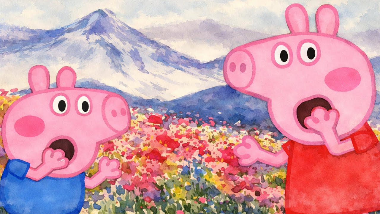 Peppa & George in a Magical Painting World! 🐷🖼️ Colorful Art Adventure | Funny Peppa Pig Animation