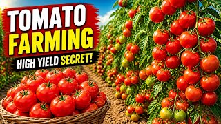 Tomato Farming Complete Process 🍅 | From Seed to Harvest | Step-by-Step Guide