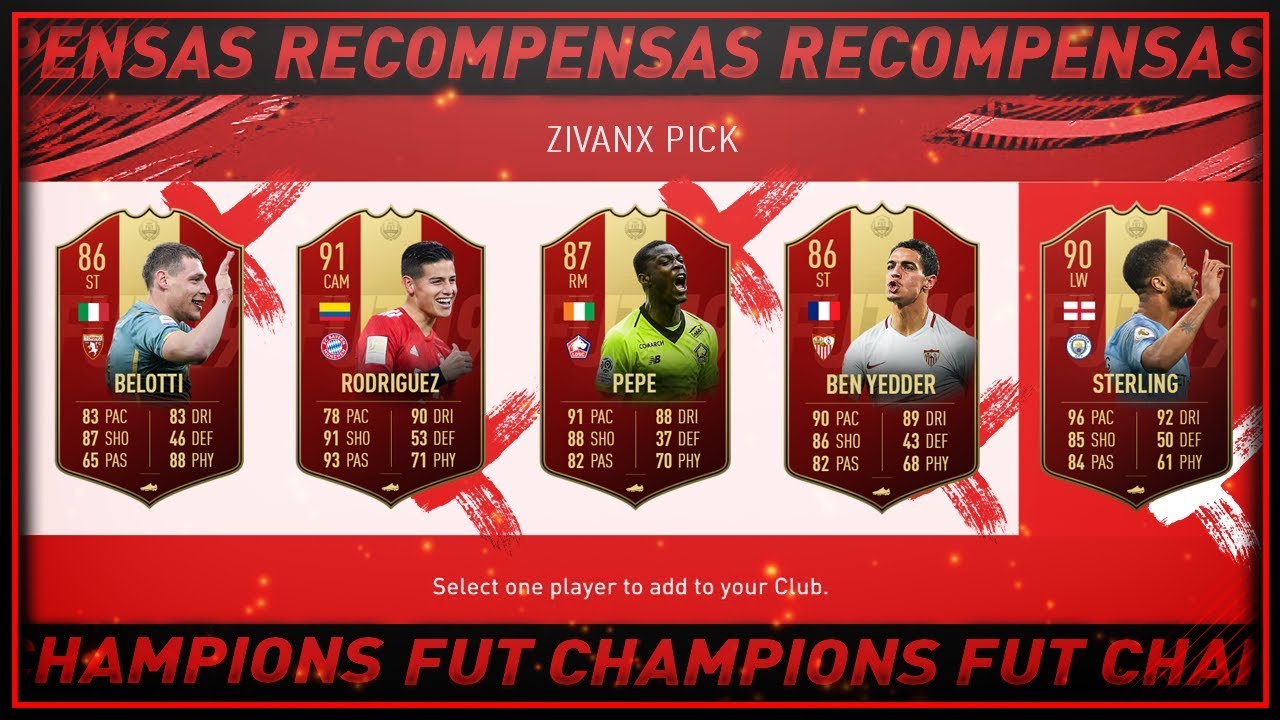 LLUVIA DE BEN YEDDER 86! RECOMPENSAS FUT CHAMPIONS PLAYER PICK ROJOS | FIFA 19
