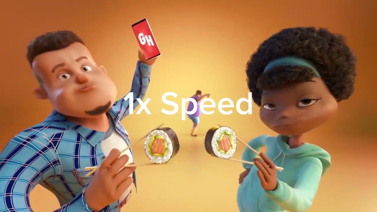 Grubhub But It's Gets Faster "UP TO 100X SPEED"