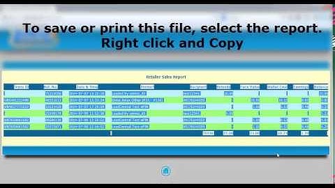 Cebu LOADCENTRAL Branch How to Generating Sales Report