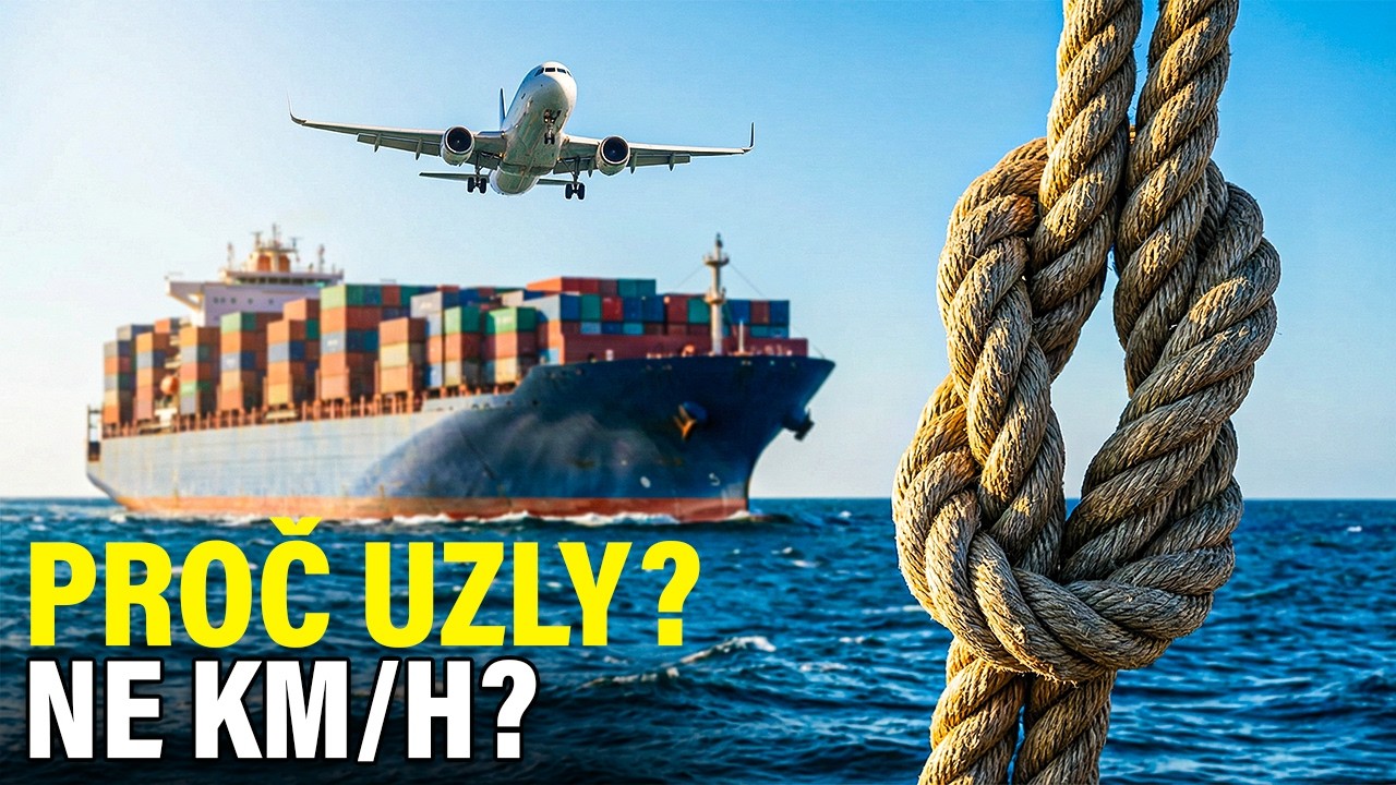 Proč Lodě A Letadla Používají UZLY A Ne KM/H? Důvod Který Téměř Nikdo Nezná