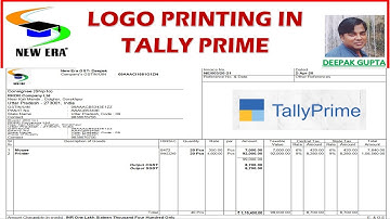 Logo print in Tally Prime by Deepak Gupta
