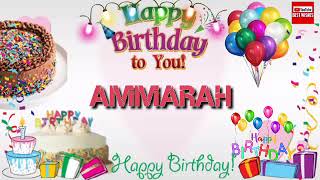 Happy Birthday Ammarah Birthday Songbestwishes