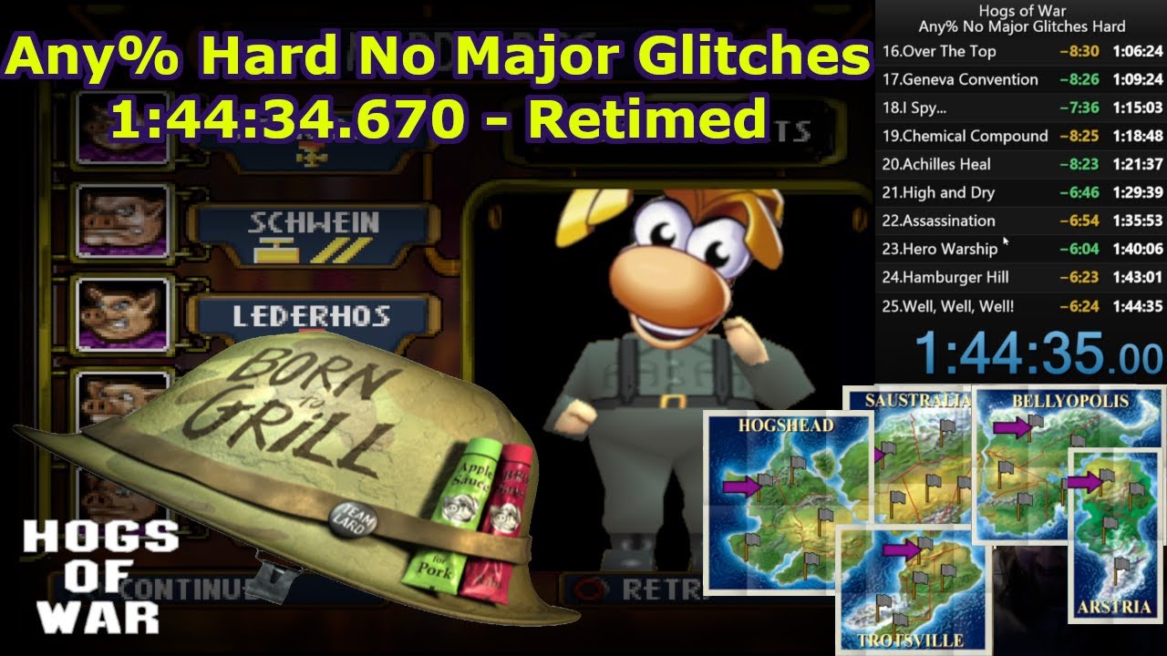 Hogs of War: Any% Hard WR (