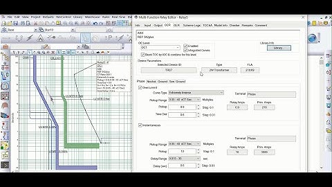 Relay Setting & Coordination II IDMT Protection for Transformer HV in ETAP II Manual Calculation