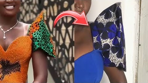 How To Cut And Sew This Trendy Structured Sleeve | Structured Sleeve Sewing Tutorial