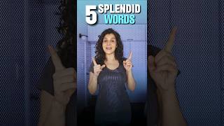 5 Splendid English words! #Shorts #vocabulary #english #learnenglish #englishwords #chetchat
