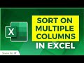 How to Sort by Multiple Columns in Excel | Advanced Sorting in Excel in Hindi