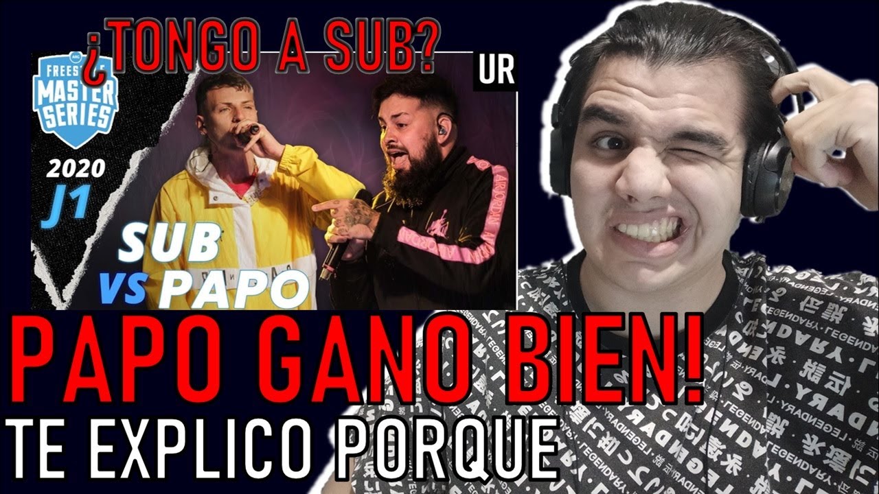 Reacción y Análisis Sub vs Papo FMS Argentina Jornada 1 Temporada 3