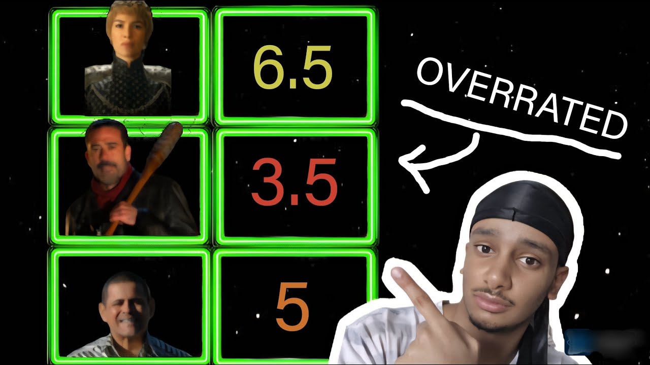 TOP 5 TV Villains That Are Seriously Overrated