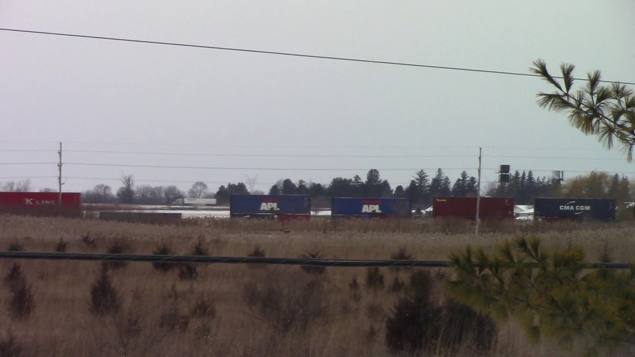 UP 8087 South Braceville, IL 12/28/17 YouTube