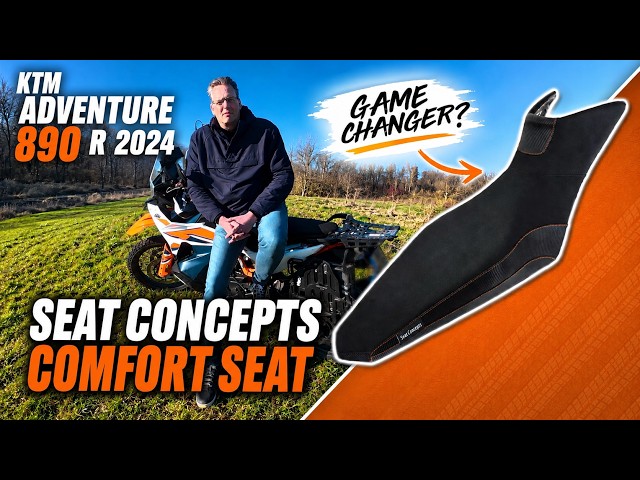 KTM 890 Adventure R 2024 | Seat Concepts Comfort Seat Review - YouTube