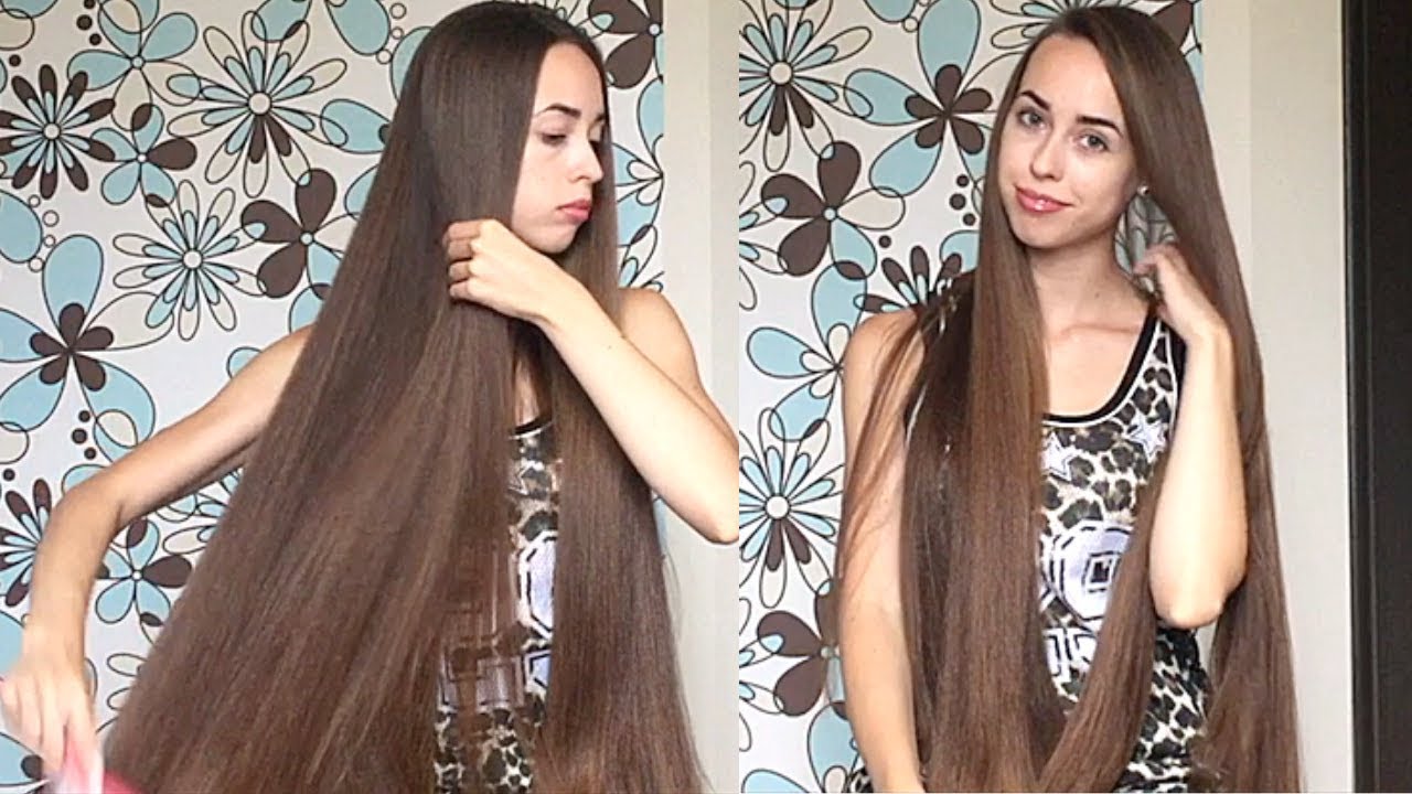 RealRapunzels - Parting classic length hair + braid (preview) (part 2 ...